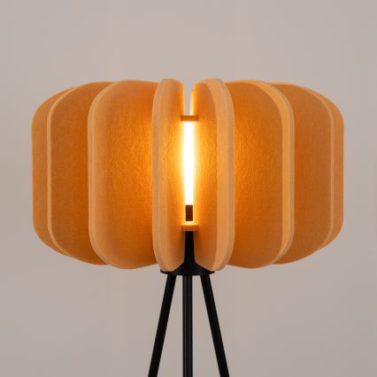 Golvlampa MULA 1xE27/15W/230V gul