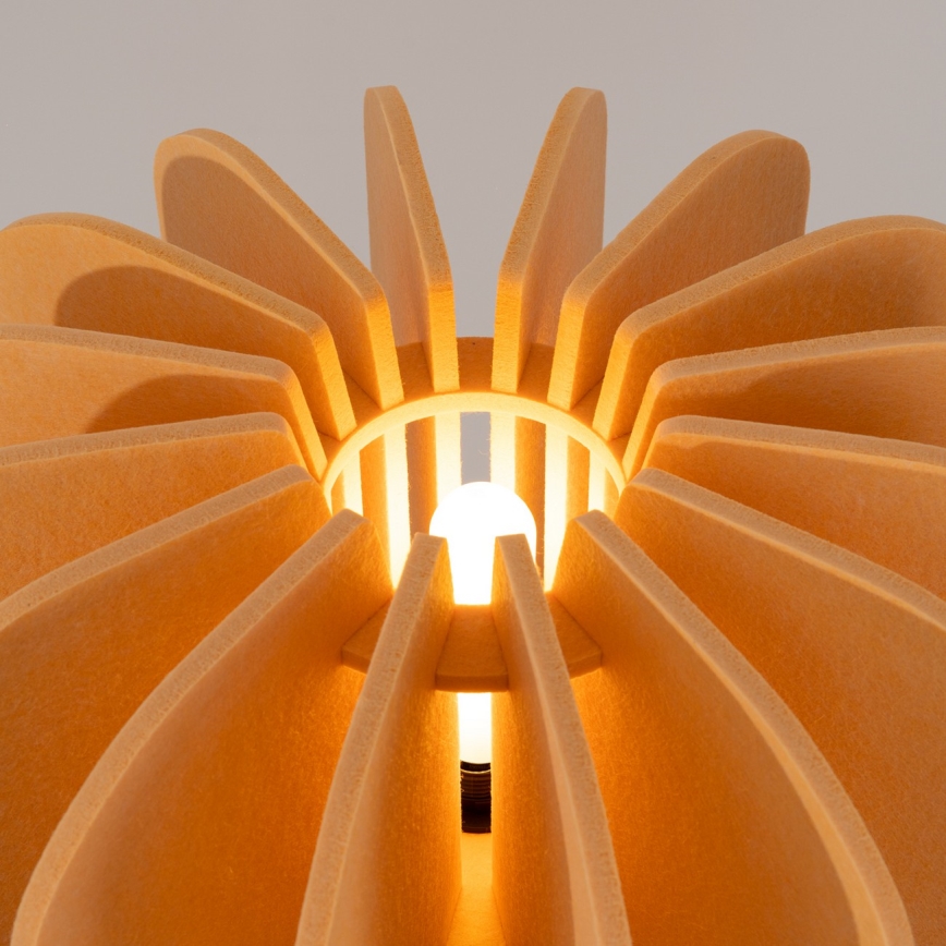 Golvlampa MULA 1xE27/15W/230V gul