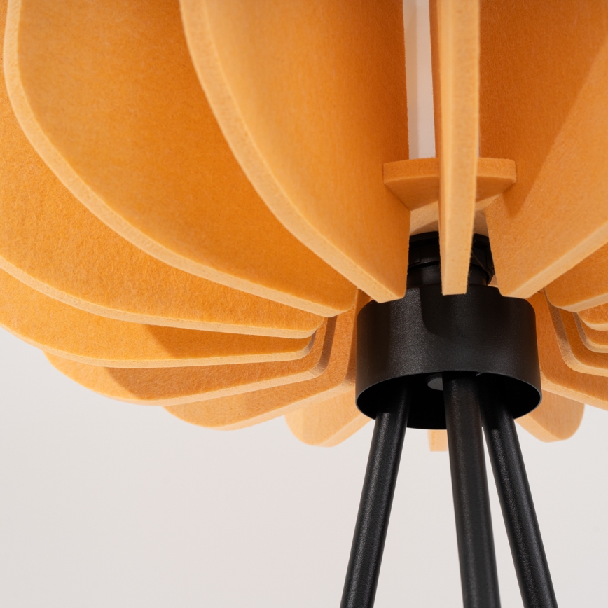 Golvlampa MULA 1xE27/15W/230V gul