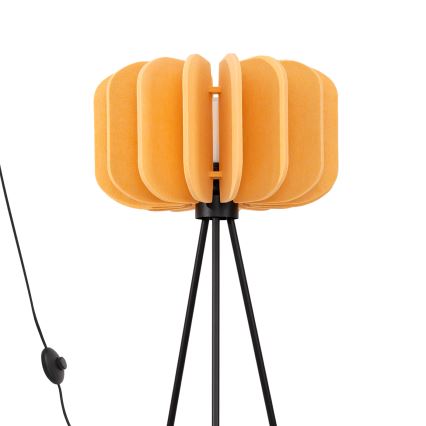 Golvlampa MULA 1xE27/15W/230V gul