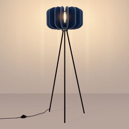 Golvlampa MULA 1xE27/15W/230V blå