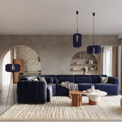 Golvlampa MULA 1xE27/15W/230V blå