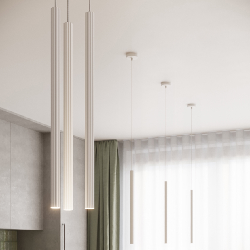 Taklampa ARCHE med vajer, 2xG9/8W/230V, vit