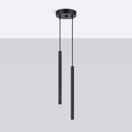 Pendellampa med kabel ARCHE, 2 x G9, 8 W, 230 V, svart