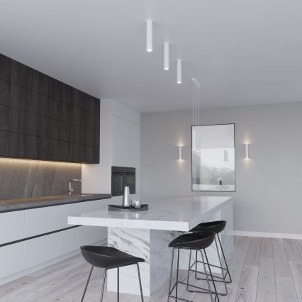 Pendellampa LAGOS 2xGU10/10W/230V vit