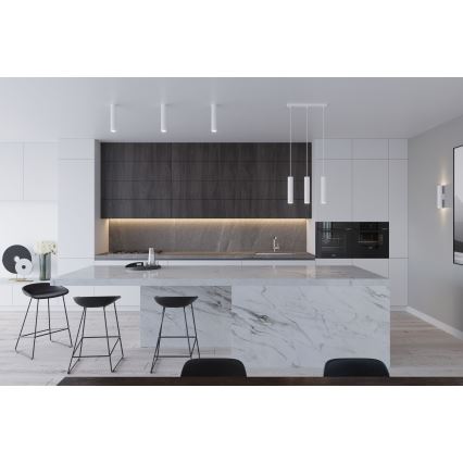 Pendellampa LAGOS 2xGU10/10W/230V vit