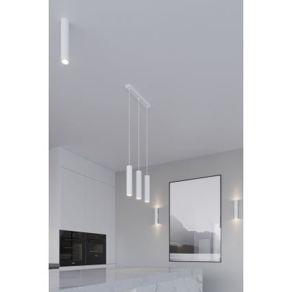 Pendellampa LAGOS 2xGU10/10W/230V vit