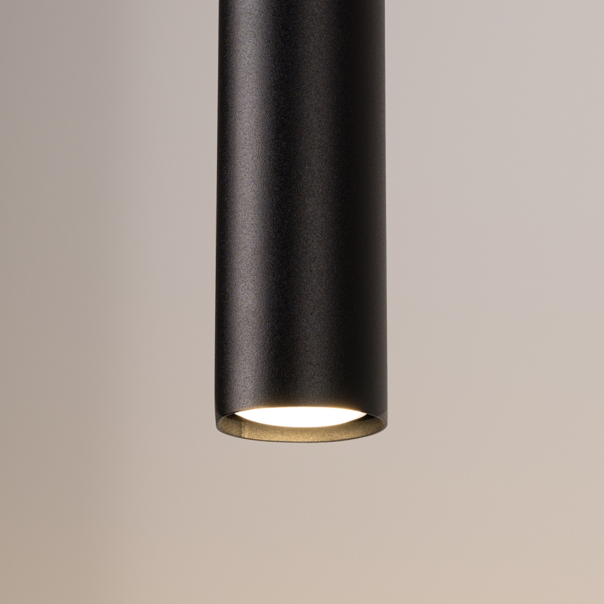 Pendellampa på kabel LAGOS 2xGU10/10W/230V svart