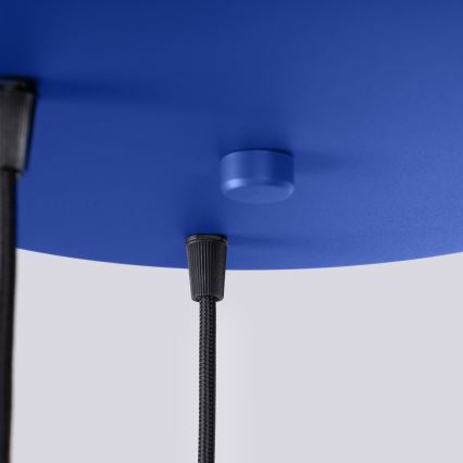Takpendel ESTRIA 3xE14/10W/230V Ø 30 cm blå