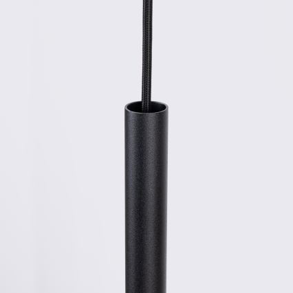 Pendellampa på kabel FELTRO 1xG9/8W/230V svart/gul