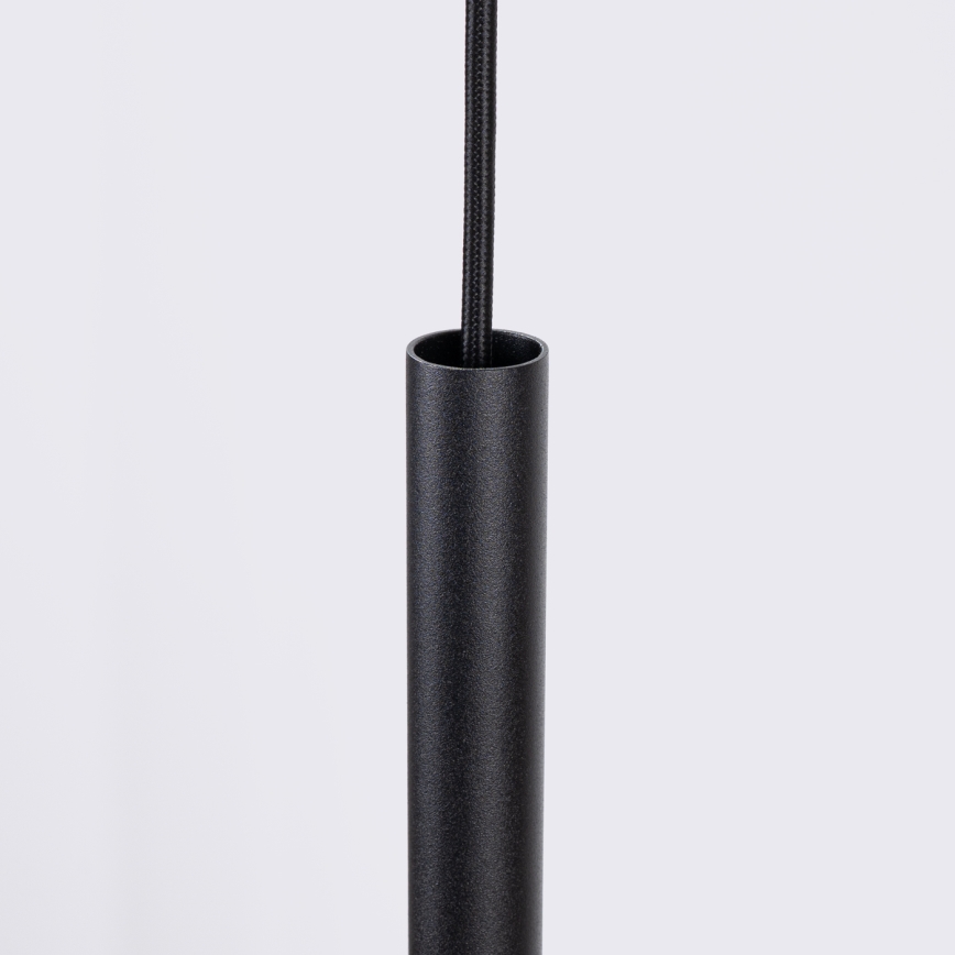 Pendellampa på kabel FELTRO 1xG9/8W/230V svart/gul