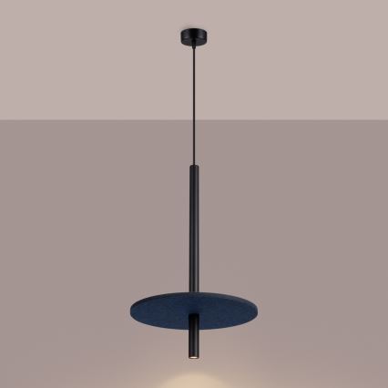 Takpendel FELTRO 1xG9/8W/230V svart/blå