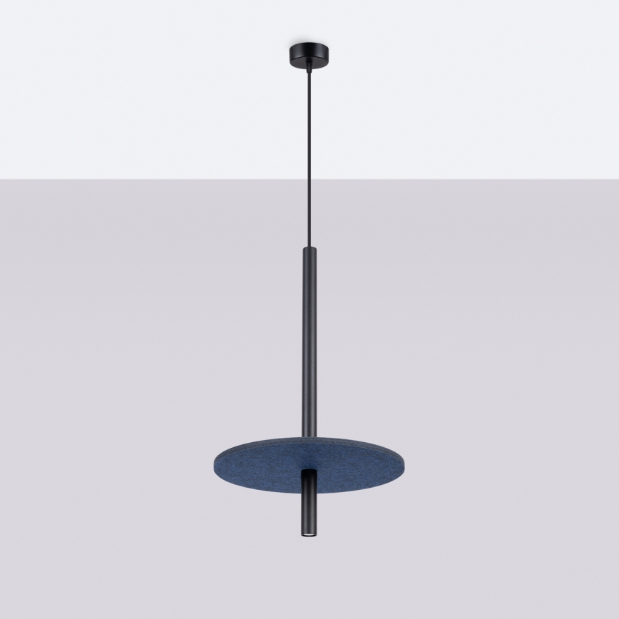 Takpendel FELTRO 1xG9/8W/230V svart/blå
