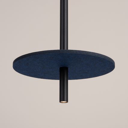 Takpendel FELTRO 1xG9/8W/230V svart/blå