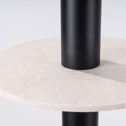 Pendellampa PELTA med sladd 1xGU10/10W/230V svart/kräm