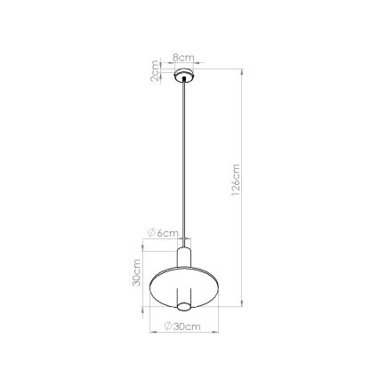 Pendellampa PELTA med sladd 1xGU10/10W/230V svart/kräm