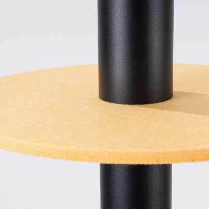 Pendellampa PELTA med sladd 1xGU10/10W/230V svart/gul