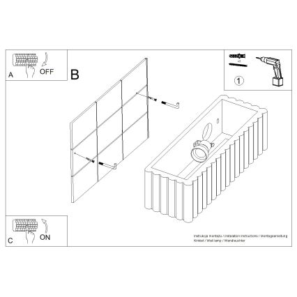 Vägglampa RIGATA 1xE27/15W/230V keramik/grön