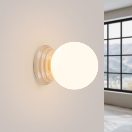 Badrumsvägglampa ZORI 1xG9/8W/230V IP44 beige