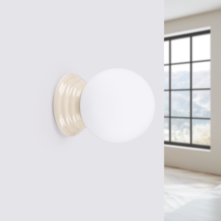 Badrumsvägglampa ZORI 1xG9/8W/230V IP44 beige