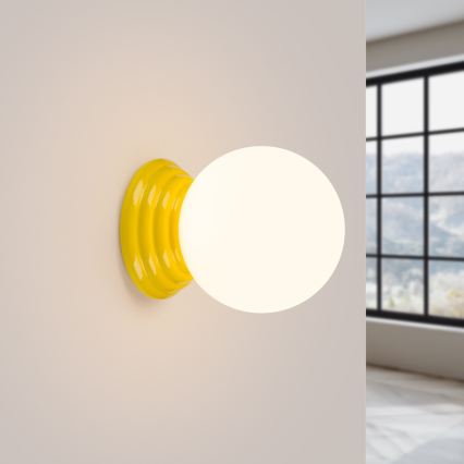 Badrumsvägglampa ZORI 1xG9/8W/230V IP44 gul
