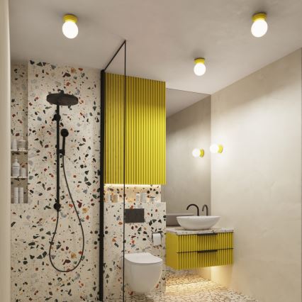 Badrumsvägglampa ZORI 1xG9/8W/230V IP44 gul