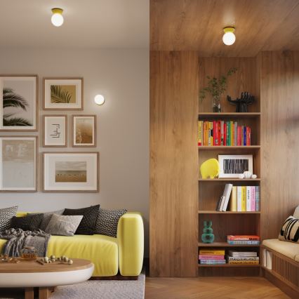 Badrumsvägglampa ZORI 1xG9/8W/230V IP44 gul