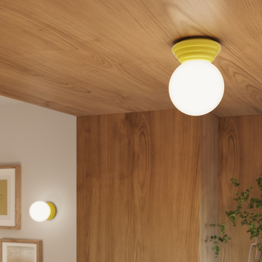 Badrumsvägglampa ZORI 1xG9/8W/230V IP44 gul