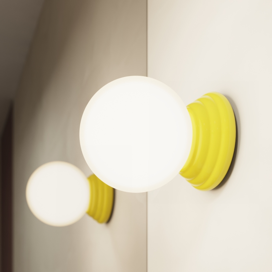 Badrumsvägglampa ZORI 1xG9/8W/230V IP44 gul