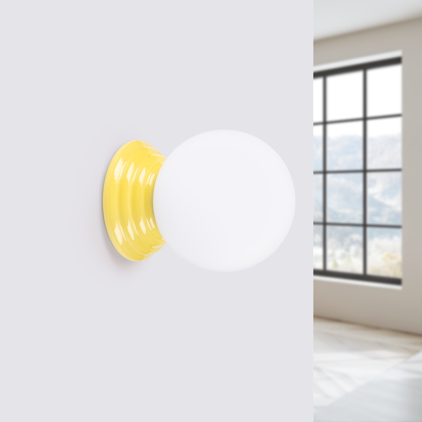 Badrumsvägglampa ZORI 1xG9/8W/230V IP44 gul