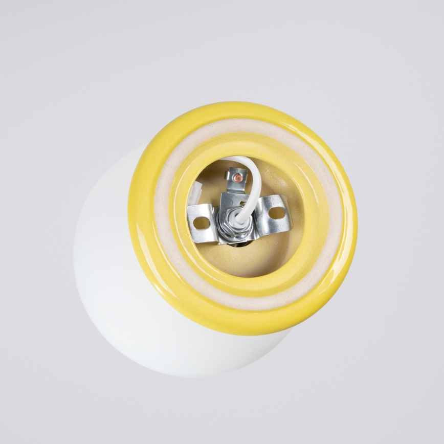 Badrumsvägglampa ZORI 1xG9/8W/230V IP44 gul