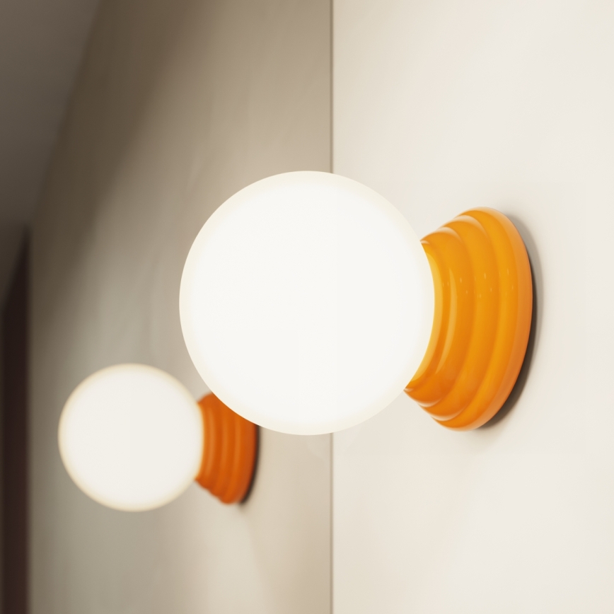 Badrumsvägglampa ZORI 1xG9/8W/230V IP44 orange