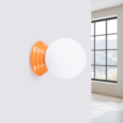Badrumsvägglampa ZORI 1xG9/8W/230V IP44 orange