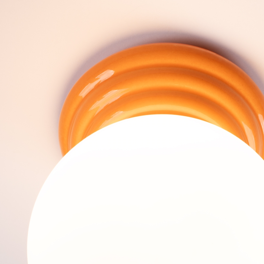 Badrumsvägglampa ZORI 1xG9/8W/230V IP44 orange