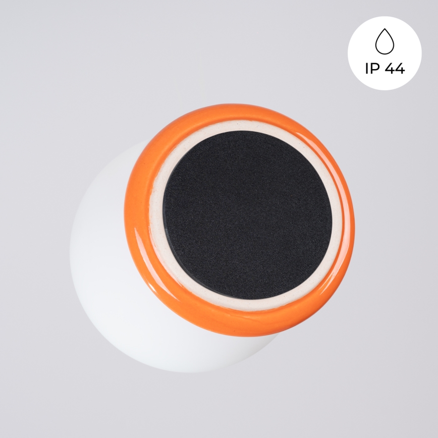 Badrumsvägglampa ZORI 1xG9/8W/230V IP44 orange