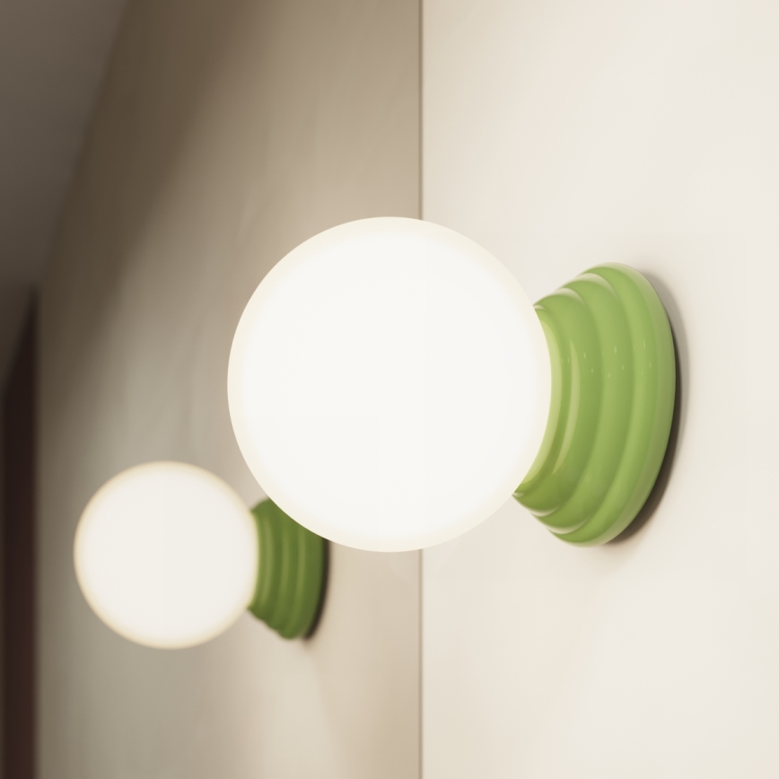 Badrumsvägglampa ZORI 1xG9/8W/230V IP44 grön