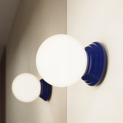Badrumsvägglampa ZORI 1xG9/8W/230V IP44 blå