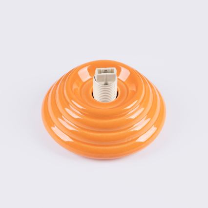 Badrumstaklampa ZORI 1xG9/8W/230V Ø 12 cm IP44 orange