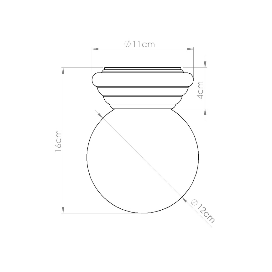 Badrumstaklampa ZORI 1xG9/8W/230V Ø 12 cm IP44 grön