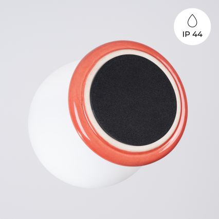Badrumstaklampa ZORI 1xG9/8W/230V Ø 12 cm IP44 rosa