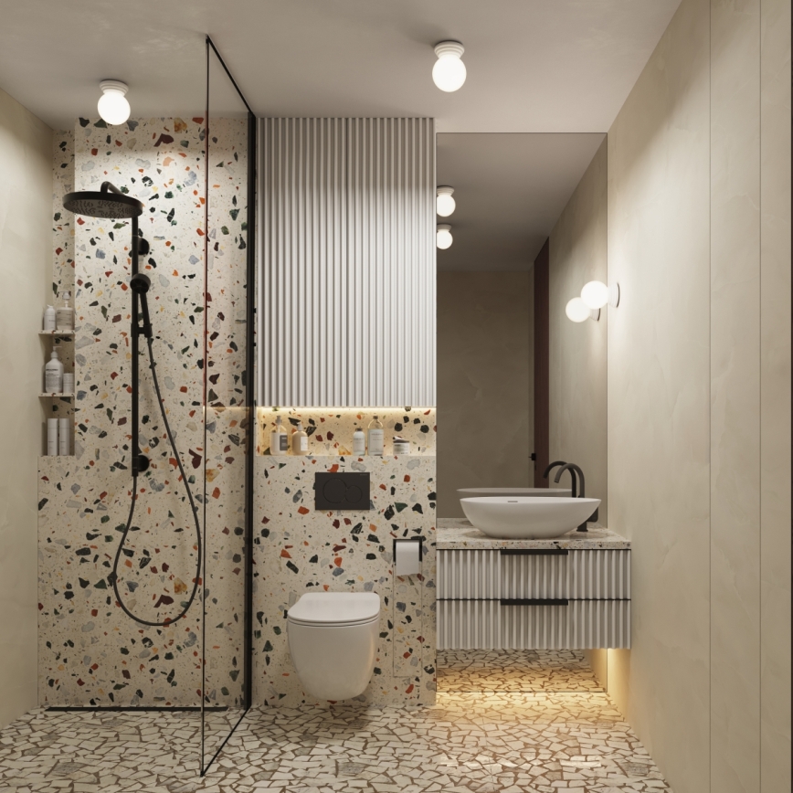 Badrumsvägglampa ZORI 1xG9/8W/230V IP44 vit