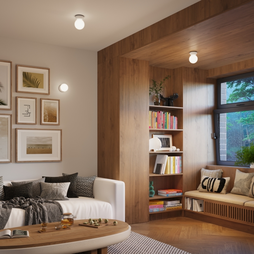 Badrumsvägglampa ZORI 1xG9/8W/230V IP44 vit