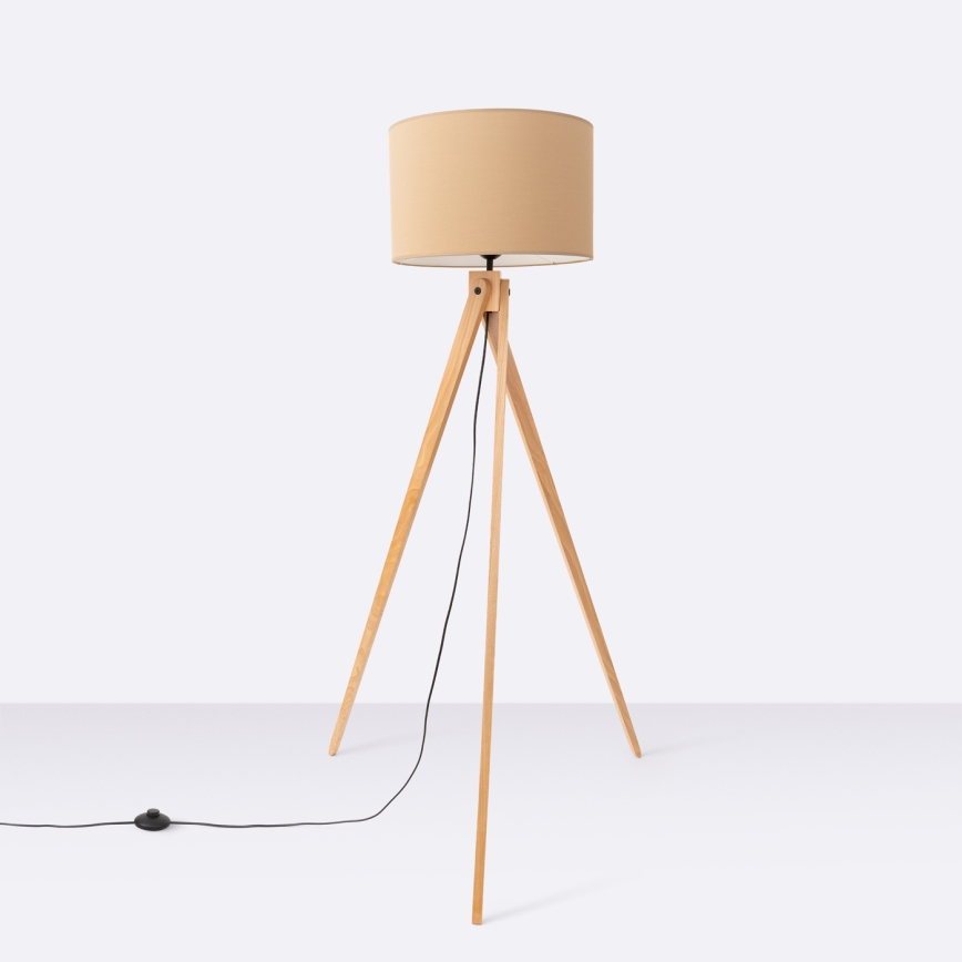 Golvlampa NATT 1xE27/15W/230V taupe