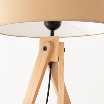 Golvlampa NATT 1xE27/15W/230V taupe