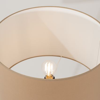 Golvlampa NATT 1xE27/15W/230V taupe