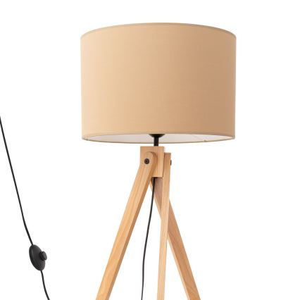 Golvlampa NATT 1xE27/15W/230V taupe