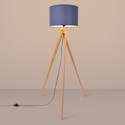 Golvlampa NATT 1xE27/15W/230V blå