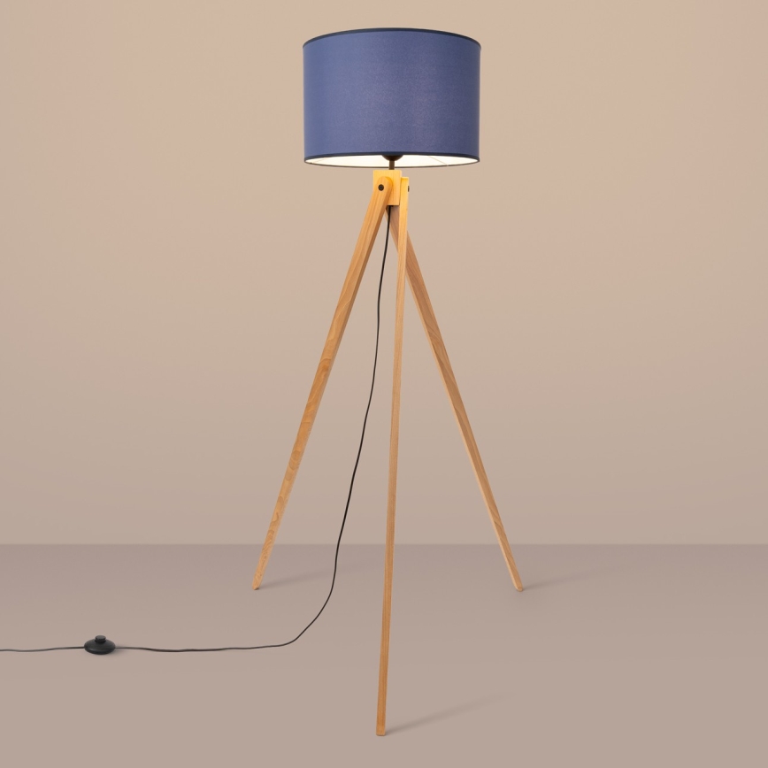 Golvlampa NATT 1xE27/15W/230V blå