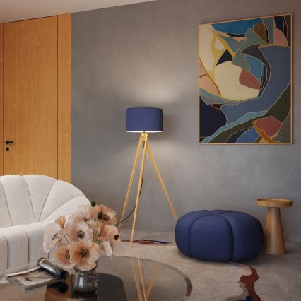 Golvlampa NATT 1xE27/15W/230V blå