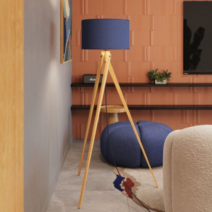 Golvlampa NATT 1xE27/15W/230V blå